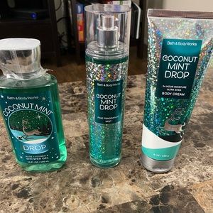 Coconut Mint Drop Bath & Body Works collection